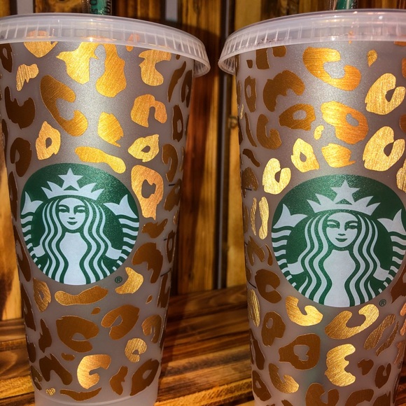 Cheetah print Starbucks cold cup - Picture 16 of 16
